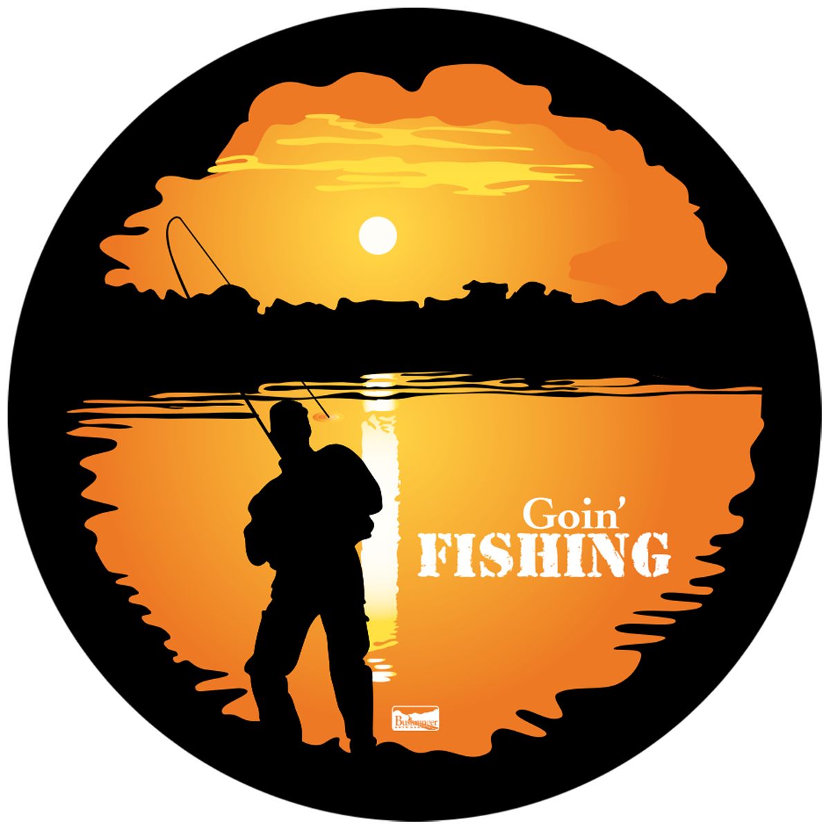 Goin Fishing Wheel Cover L