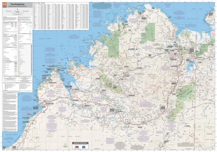 KIMBERLEY 4WD MAP – Barossa 4×4 & Camping